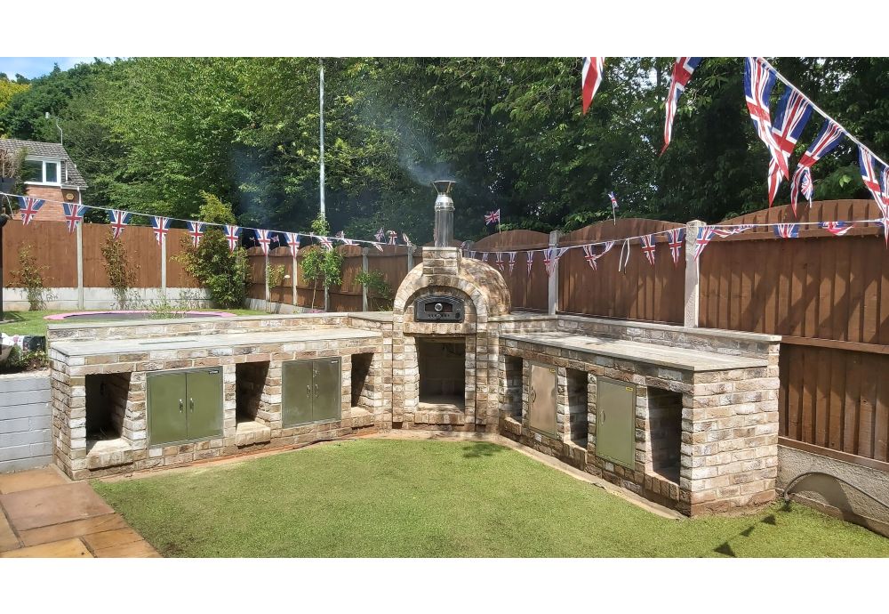 Como construir uma cozinha exterior com forno a lenha tradicional