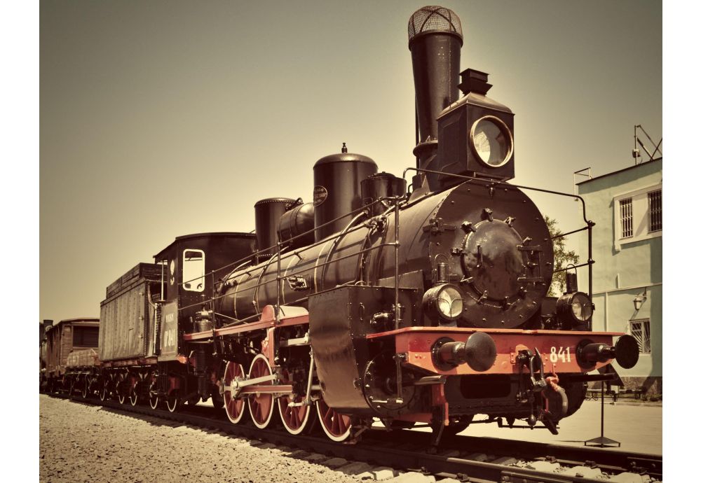 Caldeira de uma locomotiva a vapor