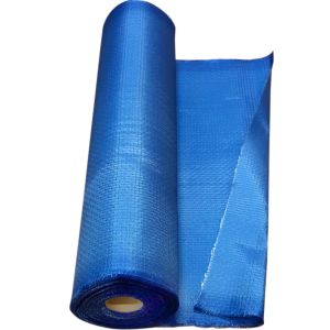 Tecido de fibra de vidro com revestimento acrílico em ambas as faces - azul