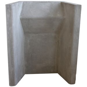 Placa de fundo refratária em betão resistente ao calor
