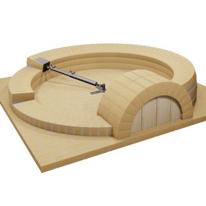Kit para forno de pizza de exterior