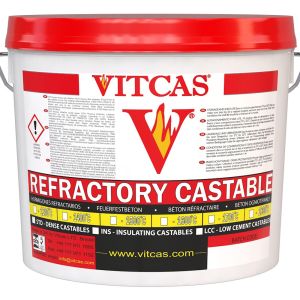 Vitcas betão refratário moldável grau 1600 °C - betão refratário