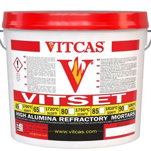 Vitset 45 - Argamassa refratária pronta a usar 1700 °C