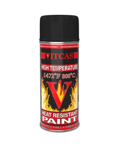 Tinta em spray resistente a altas temperaturas - preto 800 °C