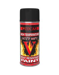 Tinta em spray resistente a altas temperaturas - preto 800 °C