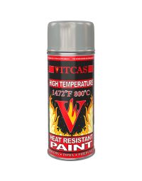 Tinta resistente ao calor em spray - prateada 800 °C