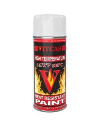 Tinta em spray resistente ao calor - branca 800 °C