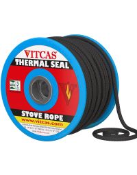 Cordão vedante macio preto 6 mm